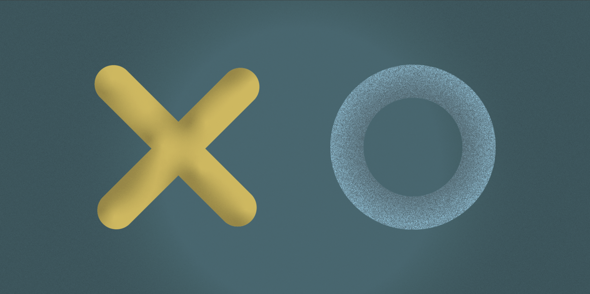 Simbolo X disegnato per Tic Tac Toe